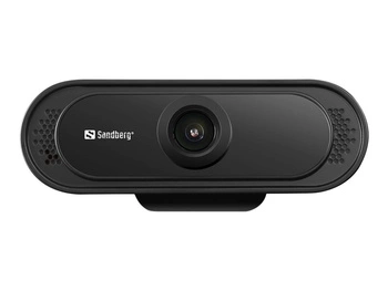 SANDBERG USB Webcam 1080P Saver No driver installation needed With a clamp for the flatscreen Stereo microphone built in