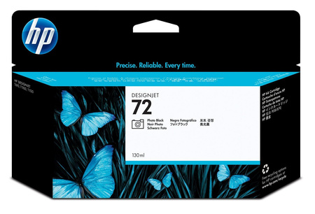 HP 72 PHOTO BLACK INK CARTRIDGE/130 ML WITH VIVERA INK