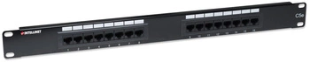 Patch panel Intellinet 1U Rack 19" UTP Cat5e 16-portowy