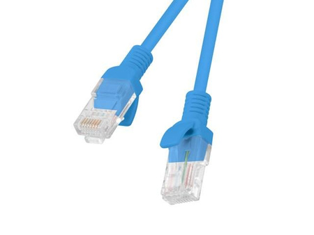 LANBERG PCU6-10CC-0100-B Lanberg Patchcord RJ45 kat. 6 UTP 1m niebieski