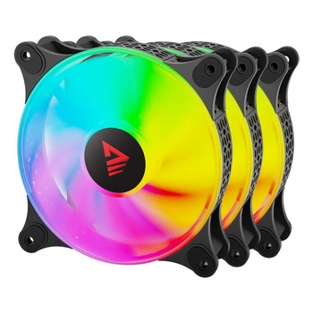 SAVIO BLAST FAN SET 3 x 120mm ARGB 3-pin 5V 4-pin 12V fan