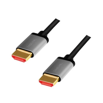 Kabel HDMI LogiLink CHA0105 8K/60Hz, 4K/120Hz aluminium, 2m