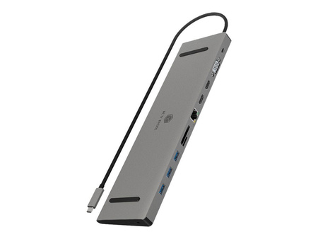 ICY BOX IB-DK2106-C Stacja Dokująca USB Type-C 3xUSB 3.0 2xHDMI VGA