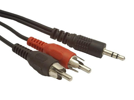 Kabel MINIJACK/2XRCA (CHINCH)M/M   5M