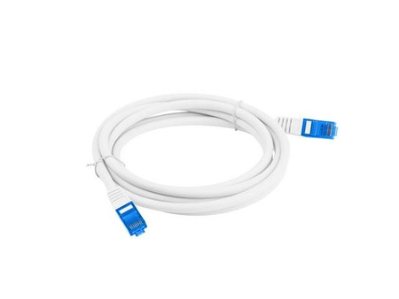 Patchcord kat.6a S/FTP CCA 2.0m Biały 