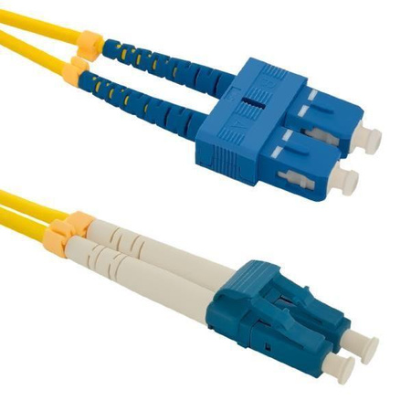 Patchcord Światłowodowy Qoltec SC/UPC-LC/UPC SM 9/125 G652D 5m