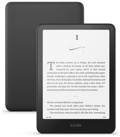 Ebook New Kindle Paperwhite (12th Generation) - 2024 release 7” glare-free 16GB Wi-Fi (Without Lockscreen Ads) Black