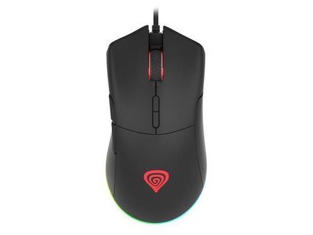 Mysz przewodowa Genesis Krypton 290 optyczna gamingowa 6400DPI czarna RGB