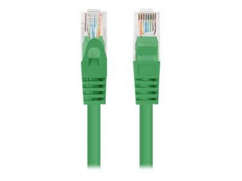 LANBERG Patchcord Cat.5e UTP 1.5m green 10-pack