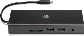 HP Travel USB C Multi Port Hub EMEA-INTL English Loc-Euro plug