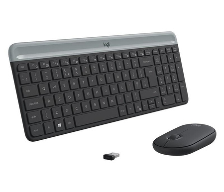 Wireless Keyboard and Mouse Combo MK470 GRAPHITE