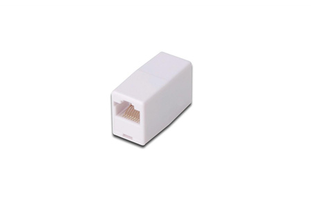 Adapter 2 x gniazdo RJ45 Ż/Ż kat.5e