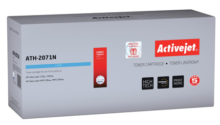 Activejet ATH-2071N Toner (zamiennik HP 117A 2071A; Supreme; 700 stron;  niebieski)