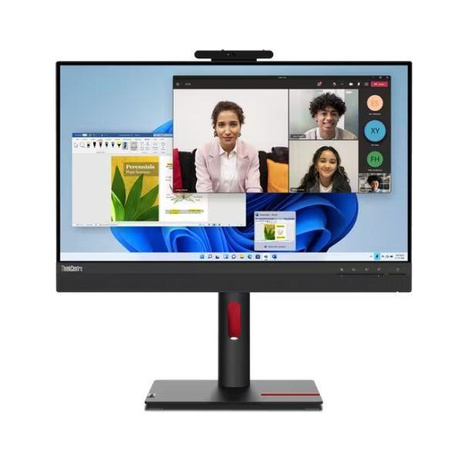 Lenovo Monitor ThinkVision 23.8" TIO24 Gen5 16:9 Panel IPS 1920 x 1080  Lift  Camera & Speakers VGA DP HDMI