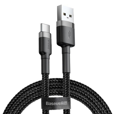 Kabel przewód USB - USB-C / Typ-C 300cm Baseus Cafule CATKLF-UG1 Quick Charge 2A z obsługą szybkiego ładowania