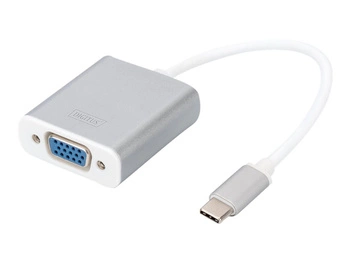 Kabel adapter DIGITUS VGA 1080p FHD na USB 3.0 Typ C, aluminiowy