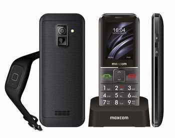 Telefon MaxCom MM 735BB Comfort + opaska SOS