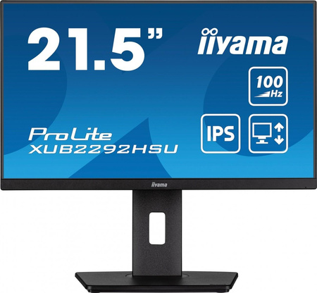 Monitor 21.5 cala XUB2292HSU-B6 IPS,100Hz,FreeSync,PIVOT,0.4ms,HDMI,  DP,4xUSB(3.2),2x2W,HAS(150mm)