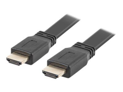 LANBERG CA-HDMI-21CU-0018-BK Lanberg Kabel HDMI M/M V2.0 1.8M Czarny Płaski