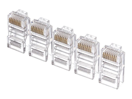 NETRACK 105-50 Netrack wtyk RJ45 8p8c UTP linka, kat. 5e (100 szt)