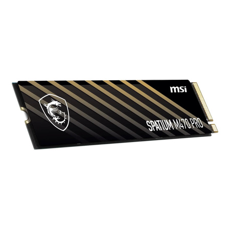 Dysk SSD MSI SPATIUM M470 Pro 1TB PCIe 4.0 NVMe 1.4 M.2 2280 (6000/4500 MB/s) 3D NAND