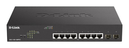 Przełącznik DGS-1100-10MPV2 Switch 8GE PoE+ 2SFP 