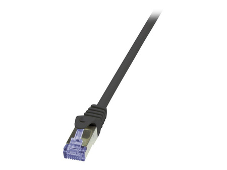 LOGILINK CQ3123S LOGILINK Patchcord Cat.6A 10G S/FTP PIMF PrimeLine 30m czarny