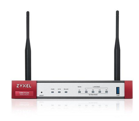 Firewall Zyxel USGFLEX50AX 1xWAN 4xLAN WiFi 6 SPI firewall: 350 Mbps Max. IPsec VPN: 20