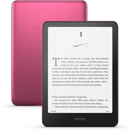 Ebook New Kindle Paperwhite (12th Generation) - 2024 release 7” glare-free 32GB Wi-Fi Wireless charging (Without Lockscreen Ads) Raspberry