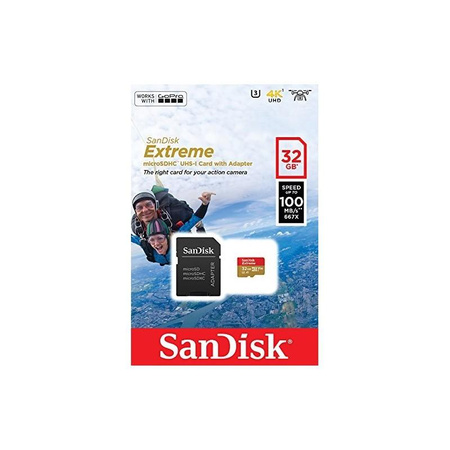 Extreme microSDHC 32GB 100/60 MB/s A1 V30 GoPro 