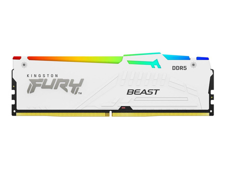 KINGSTON FURY Beast 64GB DIMM 5600MT/s DDR5 CL36 Kit of 2 White RGB EXPO