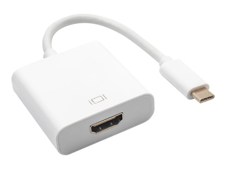 AKYGA Konwerter adapter z kablem AK-AD-53 USB type C m / HDMI f 15cm