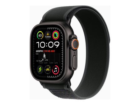 APPLE Watch Ultra 2 GPS + Cellular 49mm Black Titanium Case with Black Trail Loop - S/M