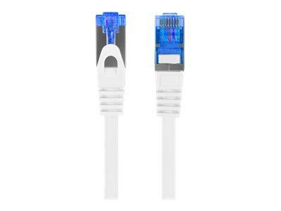 LANBERG patchcord cat.6A FTP LSZH CCA 0.5m white