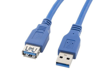 LANBERG CA-US3E-10CC-0030-B Lanberg przedłużacz kabla USB 3.0 AM-AF 3m niebieski