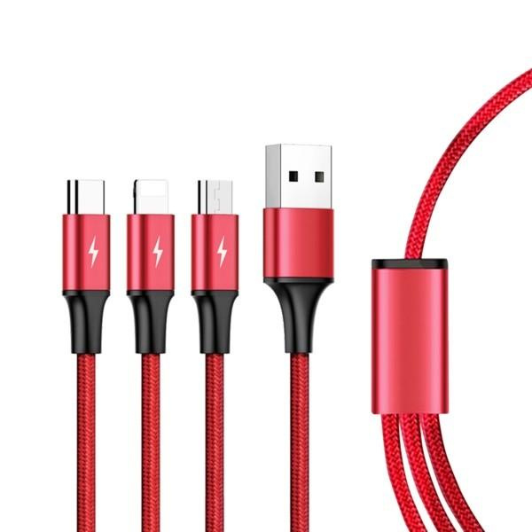 Lightning, USB-C, and Micro USB Cables